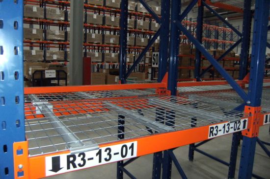 Drahtgitter-Decking für unterstütztes Hochleistungs-Racking