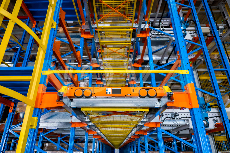 Four -Wege -Funk -Shuttle ASRS Intelligent Speicherlösung Racking System 