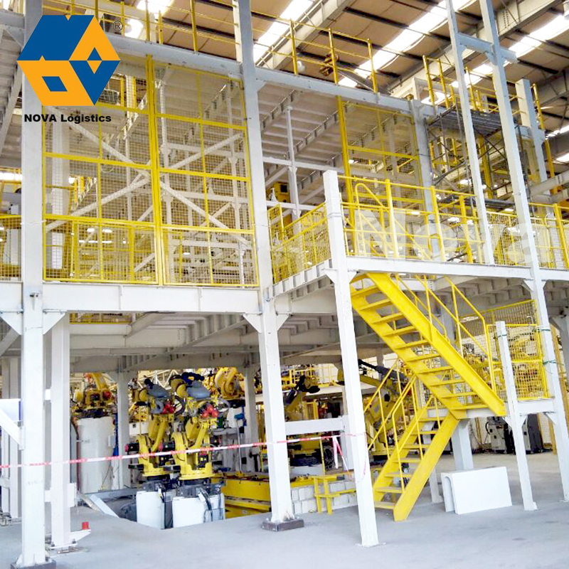 Lagerhaus Stahlstahlstruktur Mezzanine Plattform Boden mit CE -Zertifikat
