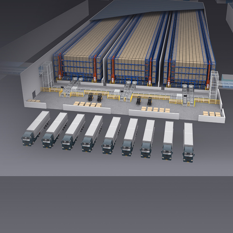  ASRS-Lager für industrielle Lagerung und Bestandsverwaltung