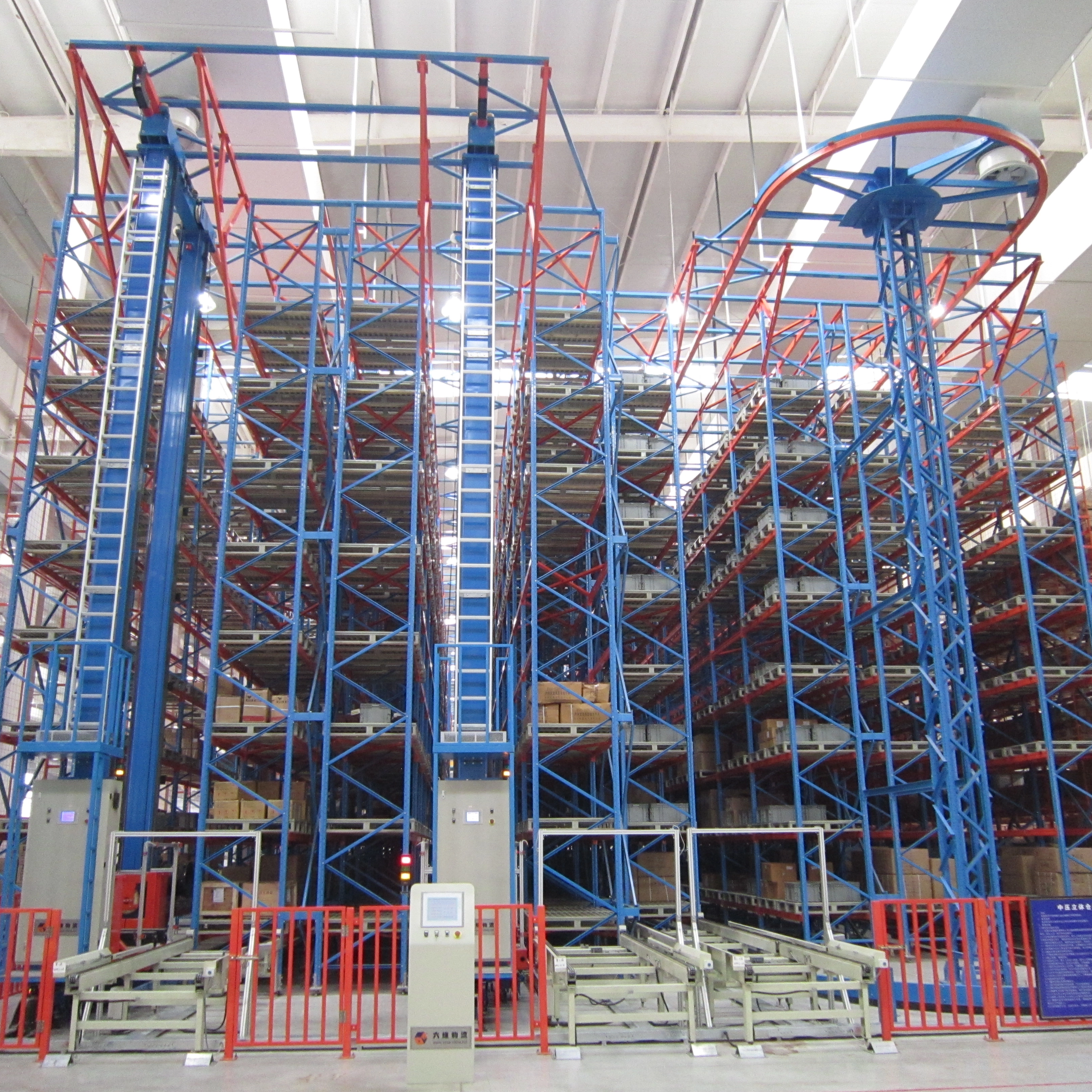 Automatisches Racking -System mit hoher Dichte ASRS Warehouse Storage Lösung System